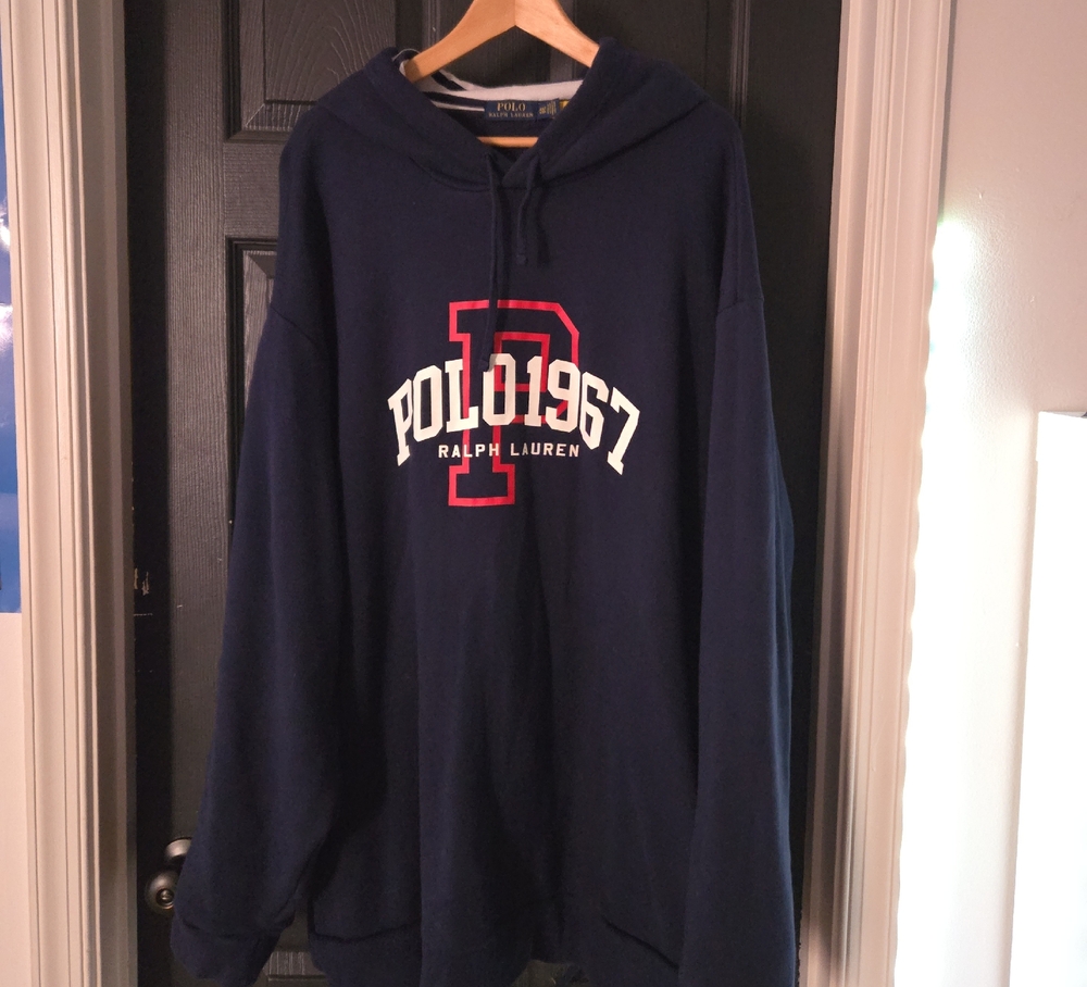 Polo by Ralph Lauren Blue Hooded Sweatshirt